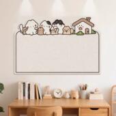 照片墙毛毡墙贴毛毡板展示墙创意相册装 饰软木荣誉墙拍立得免打孔