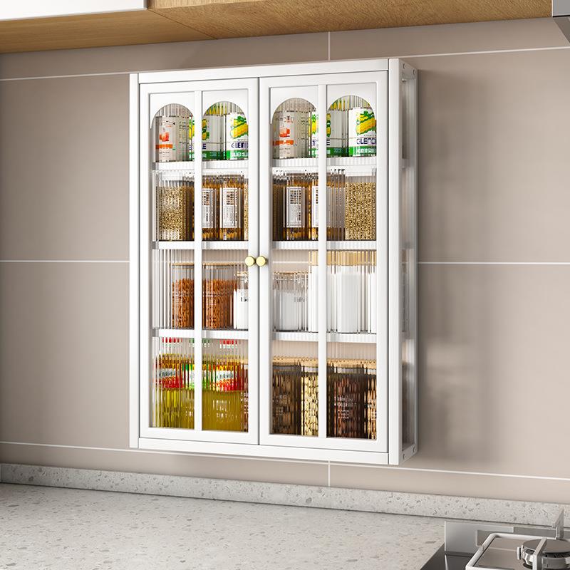 浴收纳收壁挂柜上翻门洞洞板免TOK打孔浴室所卫生间厕沐浴室纳架