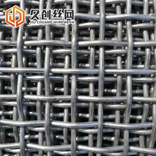 热镀锌防钢丝网建筑护铁丝网养殖白钢花网黑锰钢丝编BOF轧织筛矿