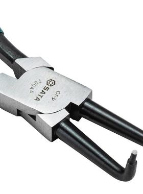 72044簧穴钳德式用曲874口内卡挡圈钳卡卡钳多功能弯头13英环寸