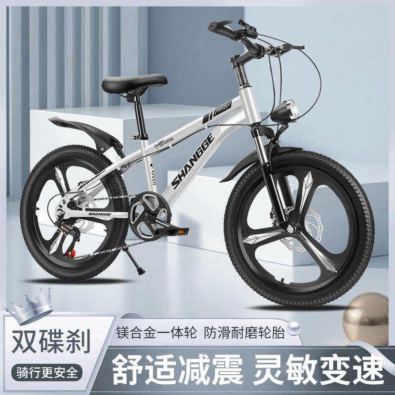 学生自行车20寸变速车22寸山地越野骑行脚踏车6-12岁学生车越野款