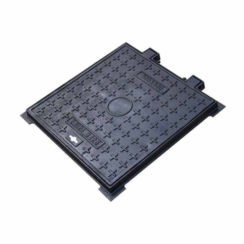 筑采方形一体井盖B125承重15T尺寸300x300mm1块价