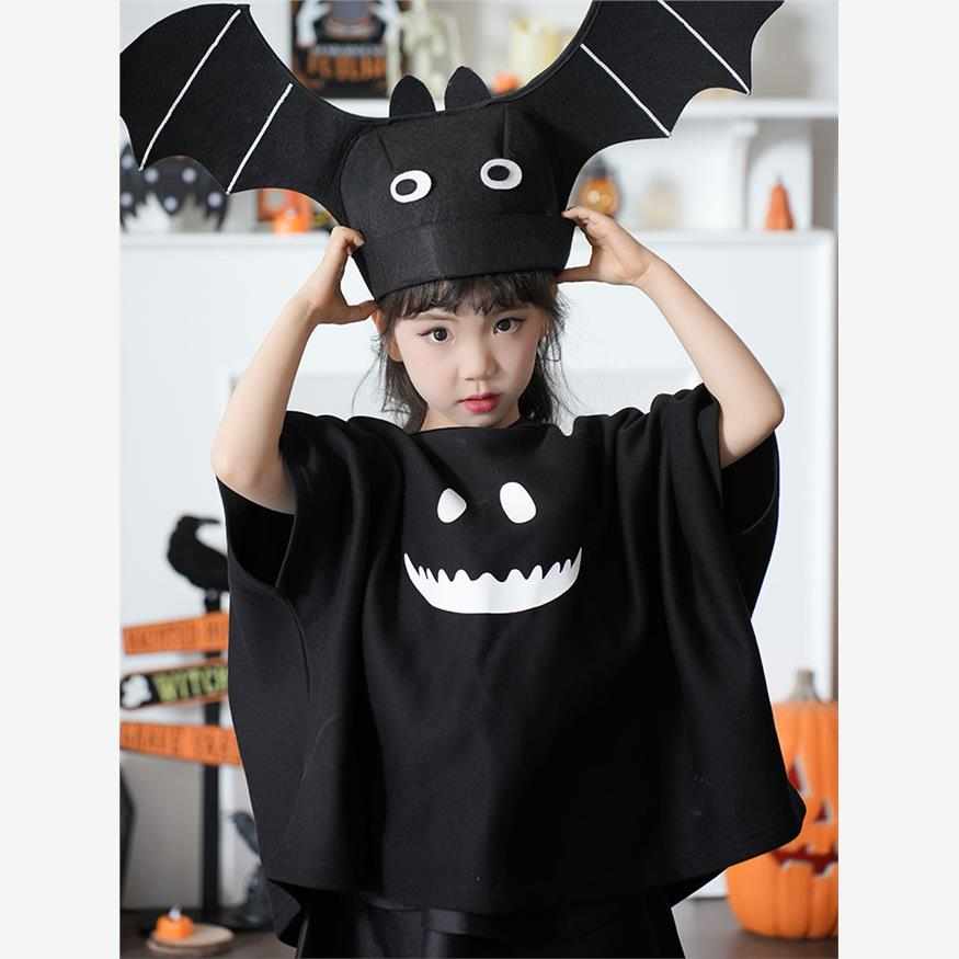 万圣节儿童服装男童cos服装扮服饰幽灵女衣服幼儿园披风斗篷套装