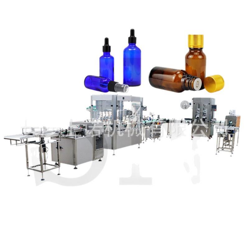 4头万花油红油灌装机茶树精油灌装旋盖机械风油精全自动罐装设备