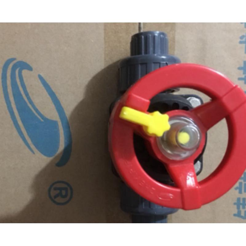 PVC活接隔膜阀upvc工业隔膜阀EPDM双活接化工调节阀截止阀管配件