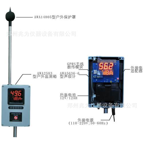 AWA6218S环境噪声监测系统AWA5636-6主机AWA2583户外机箱