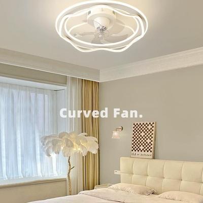 主卧室风扇吸顶灯2025年新款现代简约创意电扇一体儿童书房间灯具