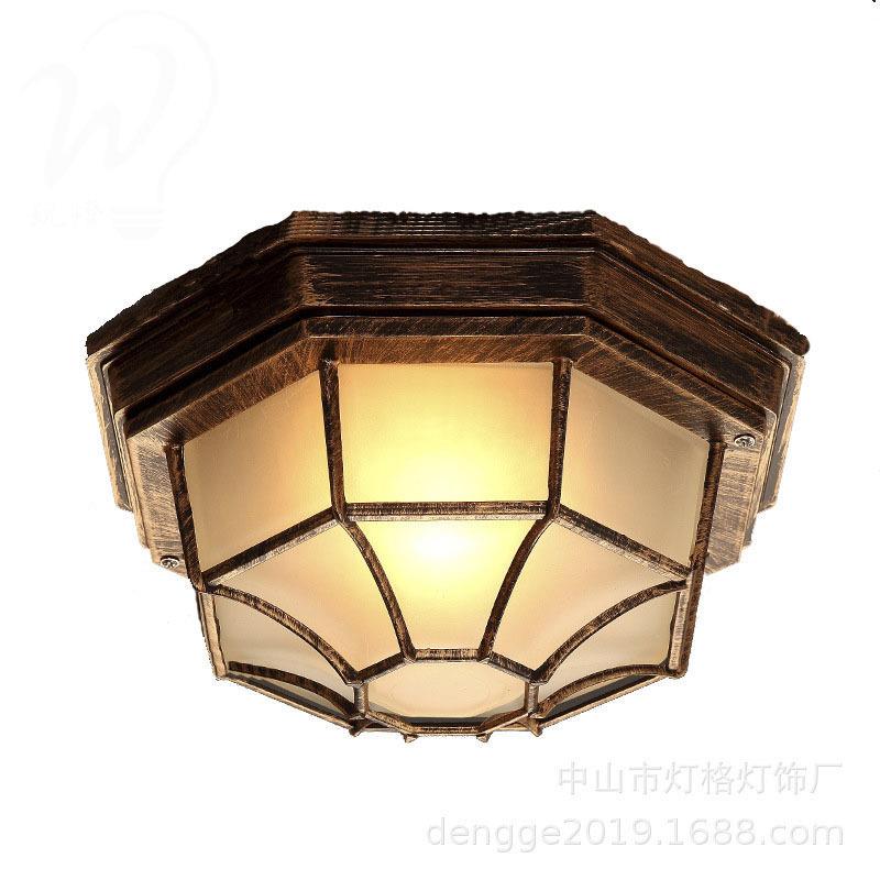 铁艺灯具创意设计复古咖啡馆酒店酒吧餐厅门厅阳台玄关过道吸顶灯
