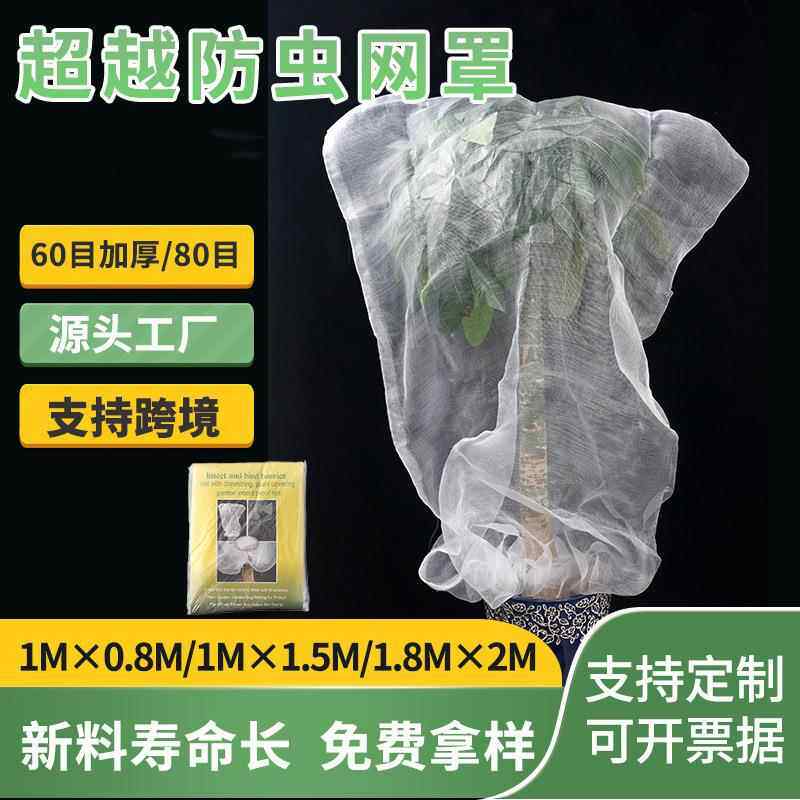 跨境植物保护网蔬菜果园农用防虫网罩纱网大棚专用3米宽种菜60目