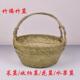 新品 手工编织手提菜篮小竹篮子鸡蛋篮水果篮收纳篮竹筐竹编