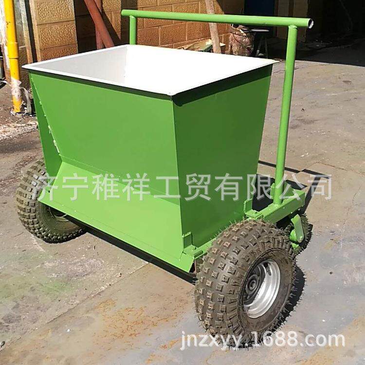 手推式草坪充沙机认购金操场沙子橡胶颗粒填充机200kg容量