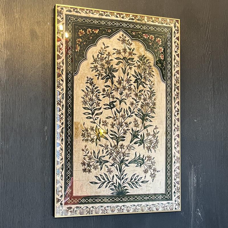 土耳其风格墙面挂画复古建筑装饰画 玄关餐厅墙面饰品摩登金边画