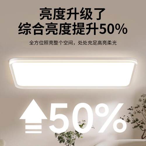 普瑞灯珠全光谱吸顶灯客厅灯大厅主灯超薄现代简约中山灯具厂直销