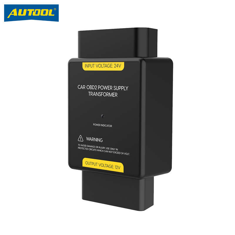 AUTOOL 24V转12V转换器货车大巴车载OBD电源降压器24v变12v转换器