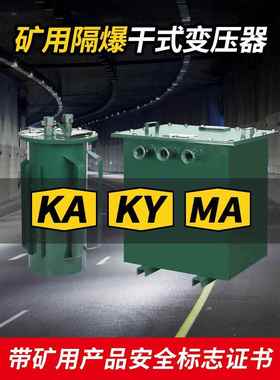 三相矿用干式变压器KSG井下防爆带KAKY1140V/660V转380V变220V36V