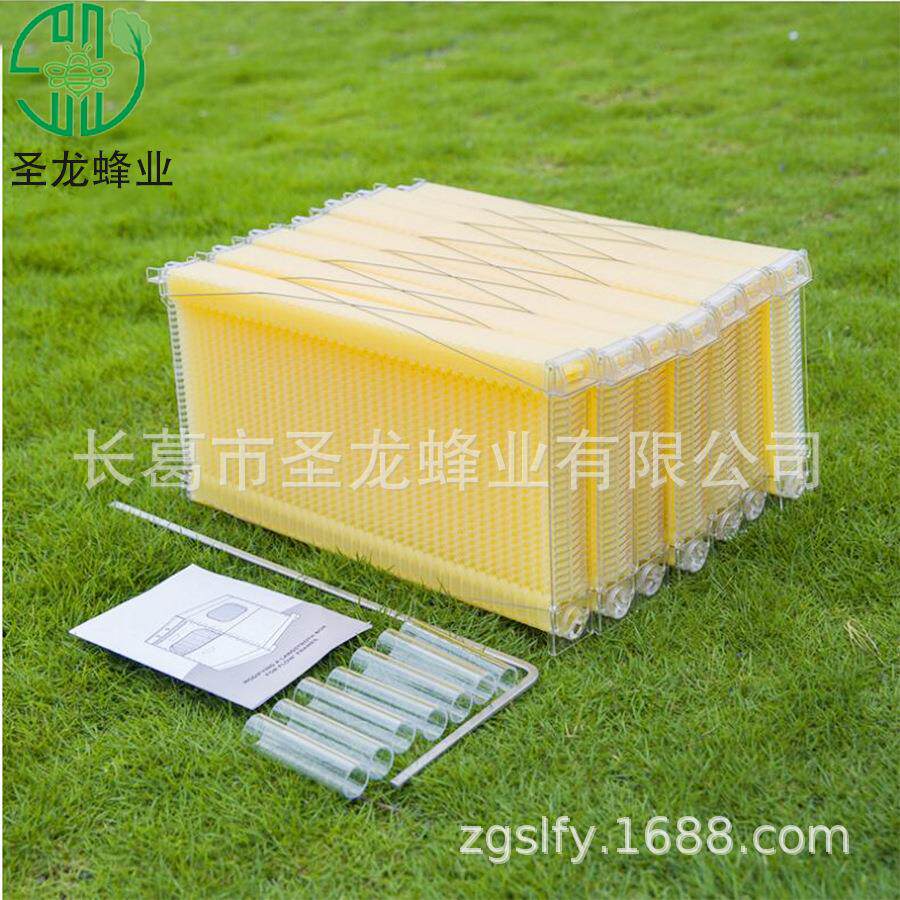 自动取蜜流蜜箱蜜蜂脾中蜂意蜂塑料自流蜜巢格蜂蜜巢框巢础蜂箱