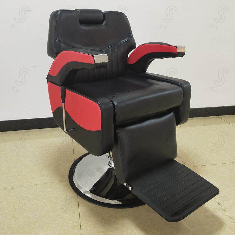 高端理发店可放倒美发椅子高挡发廊专用可升降旋转烫染剪发椅简约