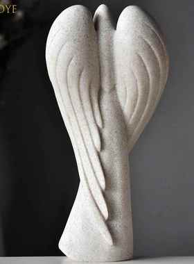 高档守护使书装饰摆件客厅房创意人物雕古像工艺品欧式复家居饰天