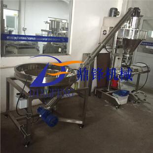 广州鼎锋末机械生产粉提机医 472升面粉药祠料配生产线螺旋上料机