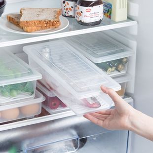 冰箱收纳盒塑料保鲜盒透明带盖泡菜盒食品腌辣白菜密封盒微波炉用