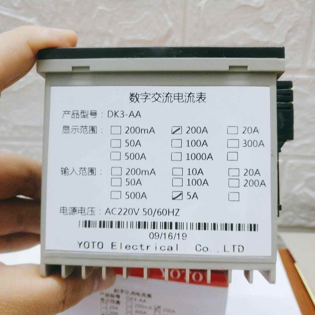 北崎YOTO 数显交流直流电压表电流表 DK3-AA/AV DK3-DV/DA