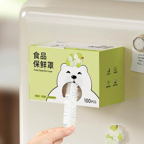 100-pack disposable food wrap covers, suitable for household