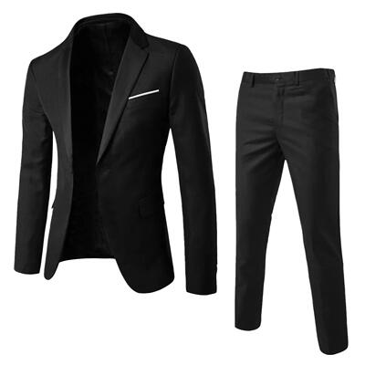 Men's suit set, suit trousers, two wedding dinners, suit