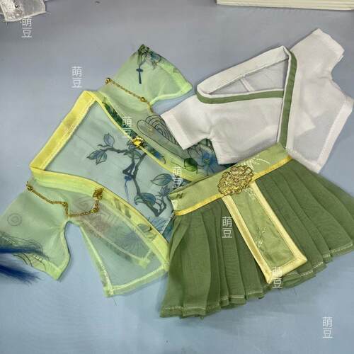 新款福利20厘米/30厘米无属性棉花娃娃古风汉服男女换装娃衣套装