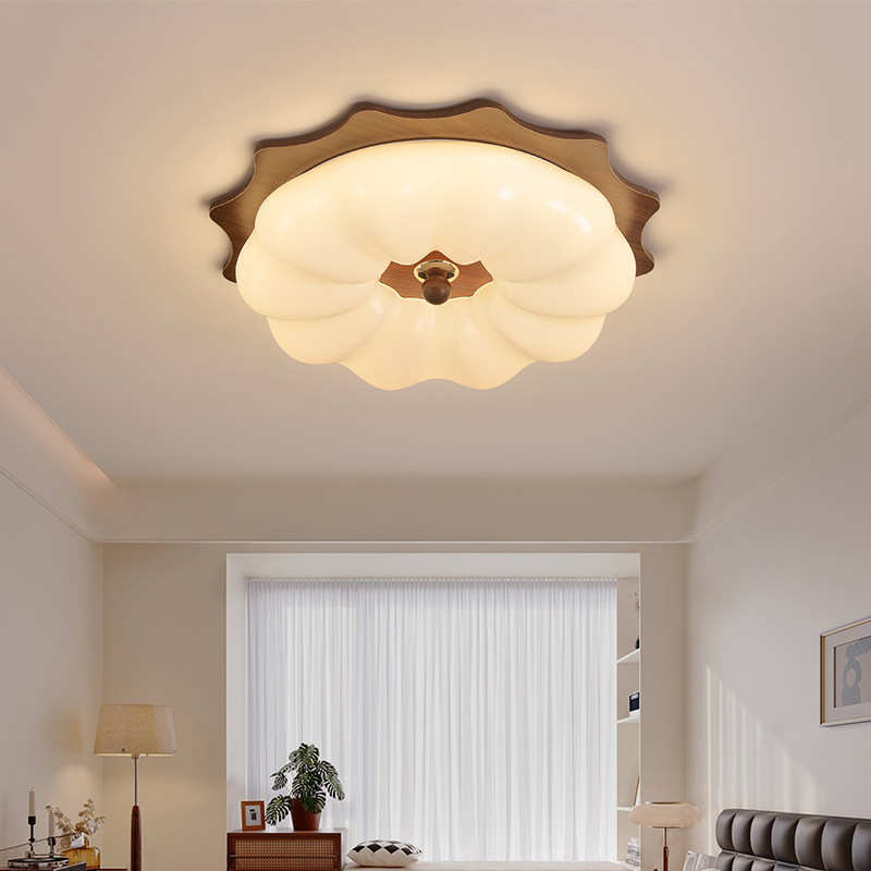 中古吸顶灯宋代美学花朵客厅楼梯卧室现代简约复古风客厅吸顶灯具