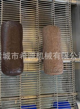 冷冻草莓巧克力涂层机 免费来样试机 冷冻水果巧克力冷却隧道