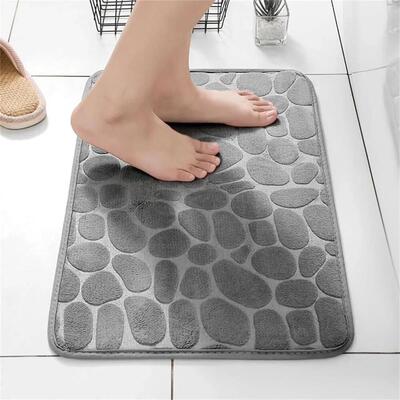 VIKAMA Coral Velvet Floor Rug Kitchen Non-slip Carpet Bathro