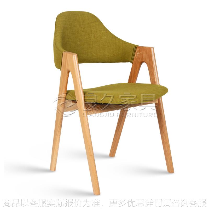 咖啡店休闲吧实木餐椅快餐店铺奶茶店椅子港式简约茶餐厅咖啡馆椅