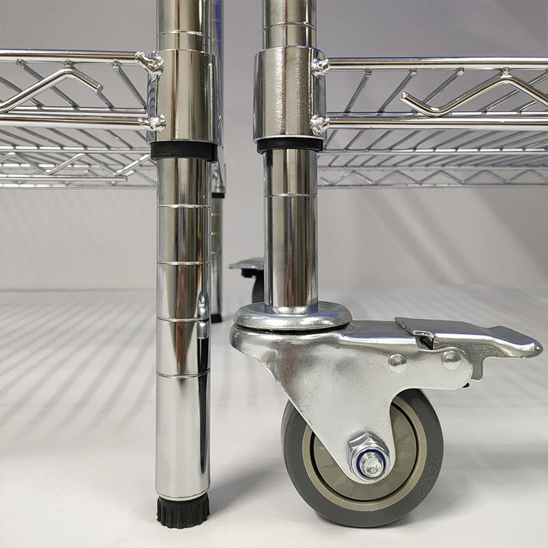 间物料周车转电商分车拣车不锈钢色移WGU动小配货推车物流仓库拣