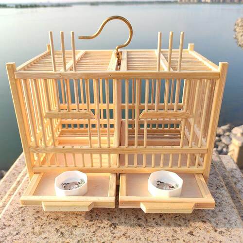 蝈蝈笼子特大号精品竹编蛐蛐蚂蚱别墅养叫罐鸣虫昆虫饲养盒生态箱