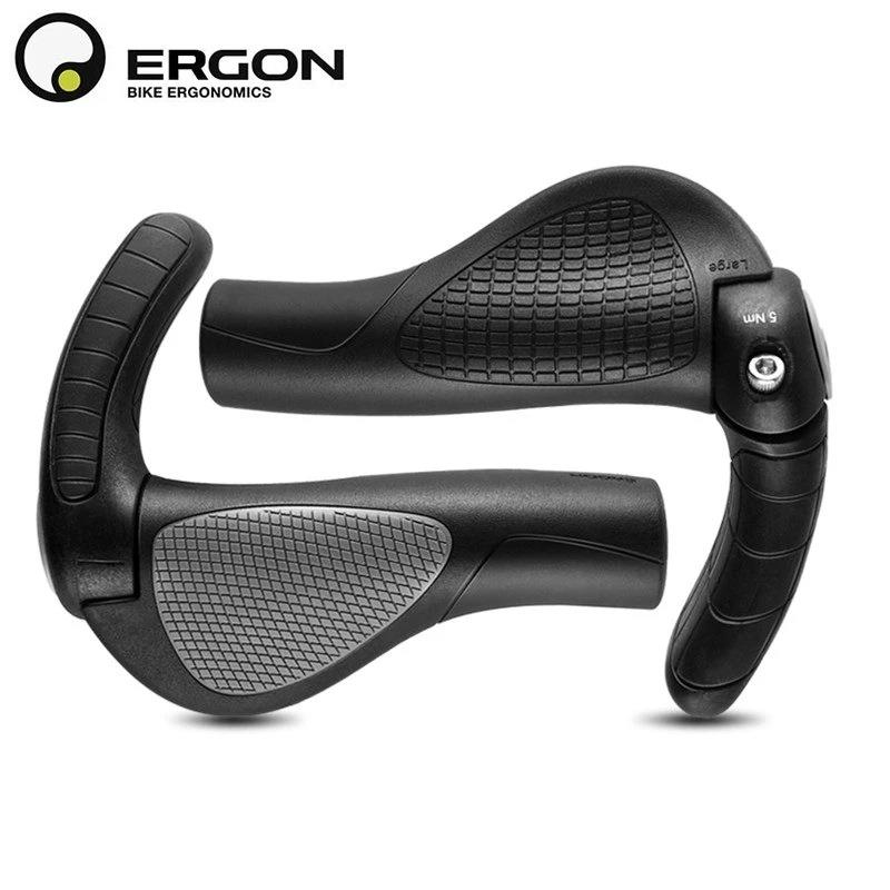 德国ERGON人间肉球把套GP3-L牛角副把山地自行车橡胶减震防滑车把