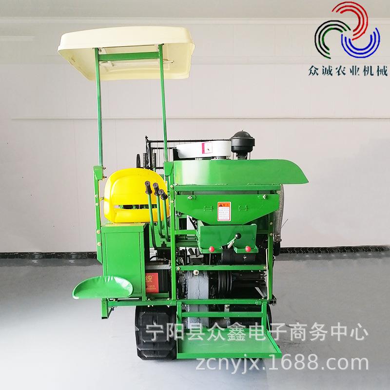 中小型稻麦联合收割机大豆收获机宁夏出售套种大豆联合收获机