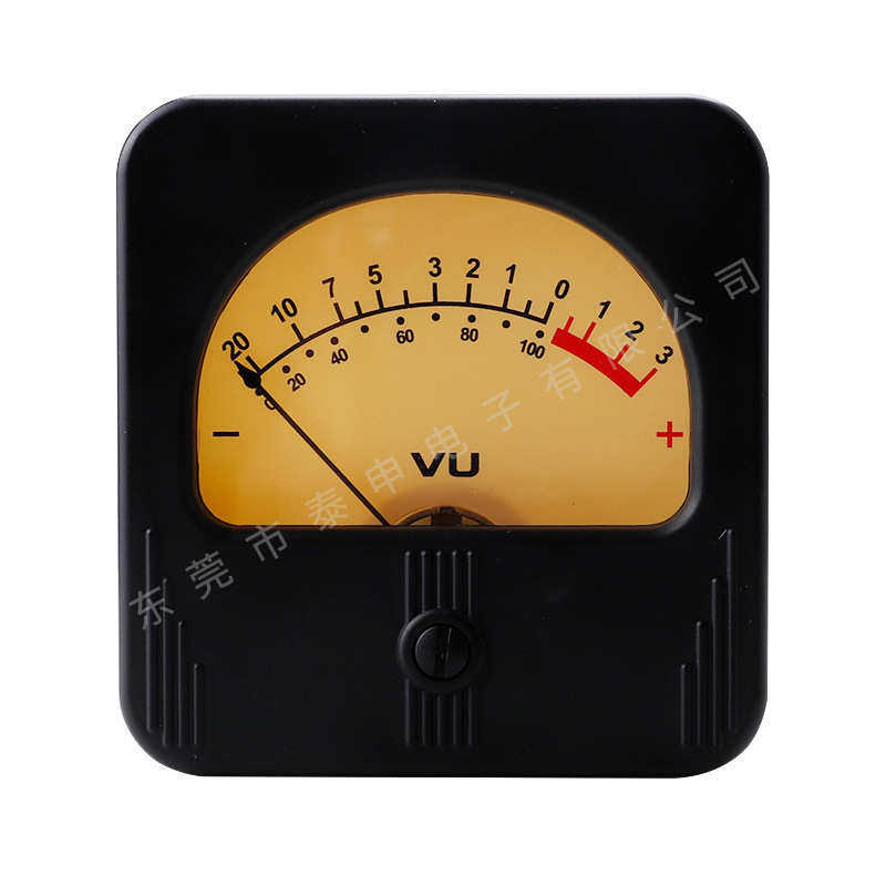 整流型VU电平表带背光台产高精度DB胆机功放表头声压功率表音量表
