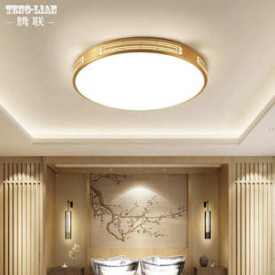 房间简约美式 吸顶灯家用全具楼梯吸顶灯 卧室别墅楼铜书房过道复式