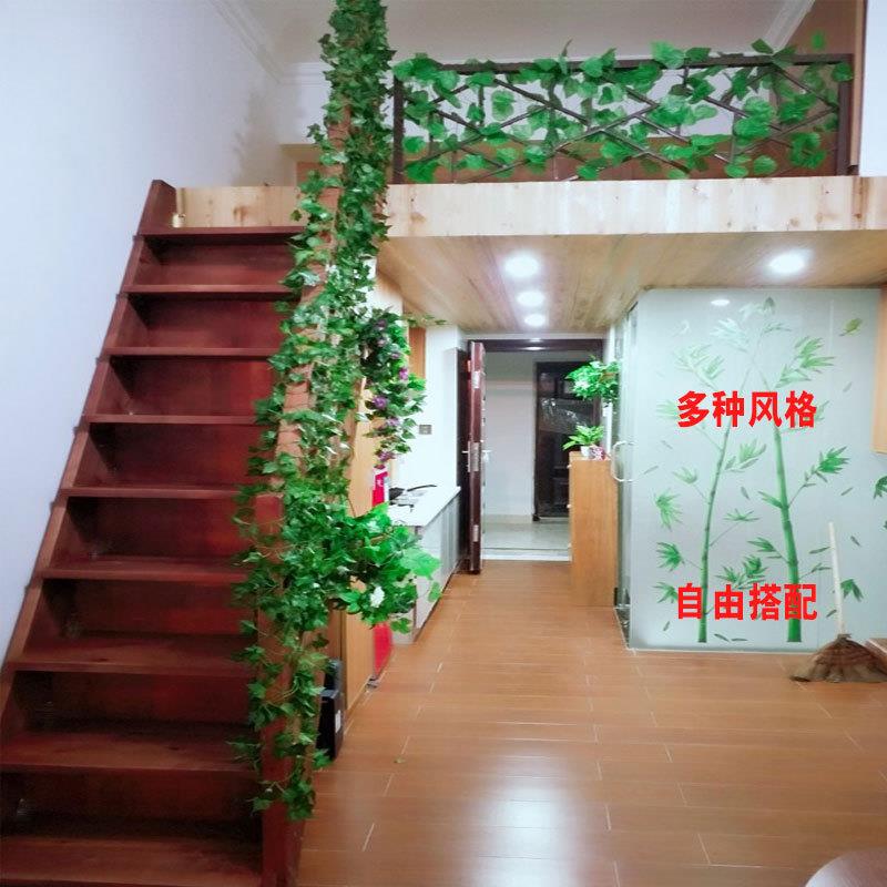 木梯子家用室内加宽木质阁楼楼梯复式踏步登高梯实木简易防腐直梯