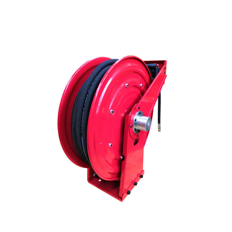消防软管卷轴1寸弹簧高压水管pvc软管 加油管卷盘工业级重型卷轴