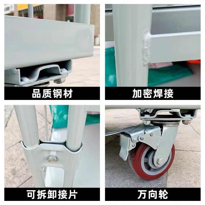移动物流台车车推转车折叠推佐致(收拉车周车搬快运装卸仓储笼分