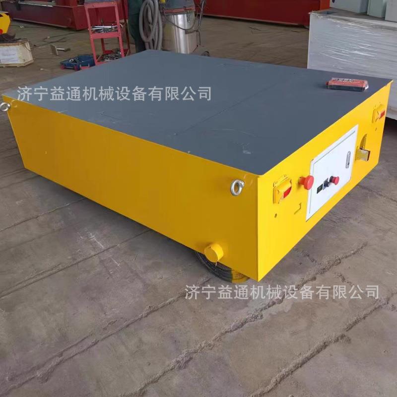 蓄电池10吨轨道电动搬运车车间转运工具车无线遥控平板车
