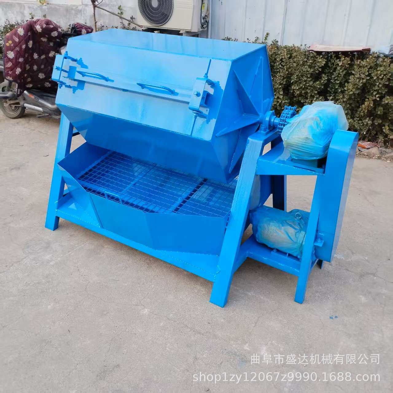 八角抛光机回转式滚研筒磨机 多用筒途盛达石头打磨机 金属滚除锈
