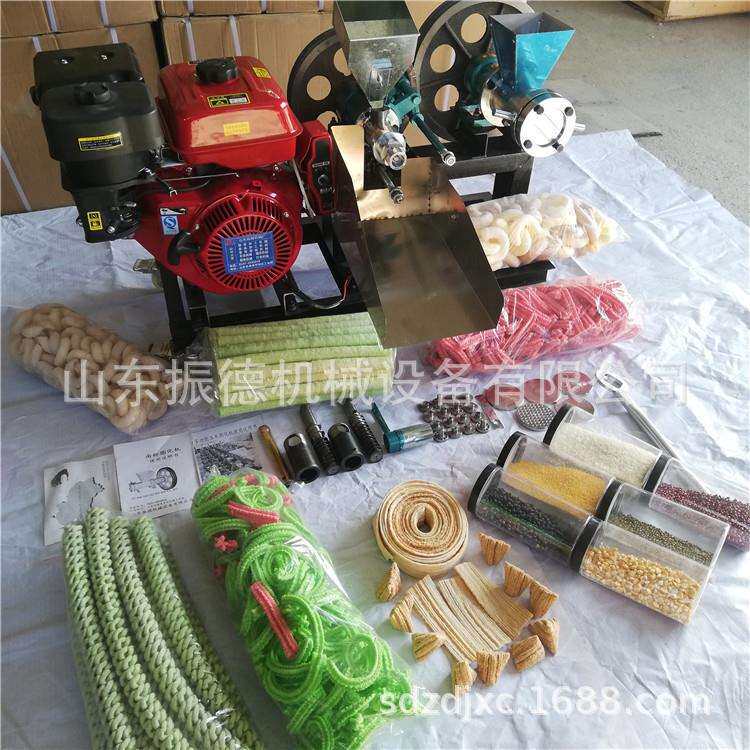 海参果汽油杂粮膨化机玉米面粉加工膨化机流动摆摊赶集膨化机