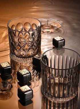 red wine set crystal whiskey glass cup old fashioned cup