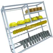 电力施工用绝储缘存放货钢架便架携灵活物架不PMW锈储物子