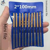 免费送货迷你文件钻石组合文件2 100mm仪器文件时钟文件平面文件