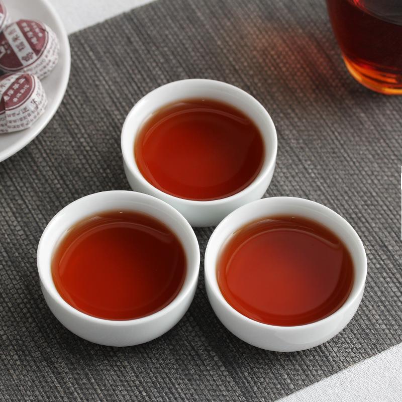 云南普洱茶 糯米香小沱茶 陈年普洱熟茶 迷你小金沱