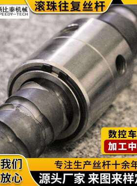 机械大导程机床用滚珠往复丝杆高刚性强高速静音传动滚珠丝杆