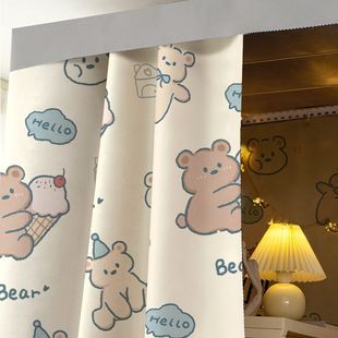 学生宿舍遮光床帘挂布上下铺通用床遮挡帘围挡布寝室下桌帘子单人